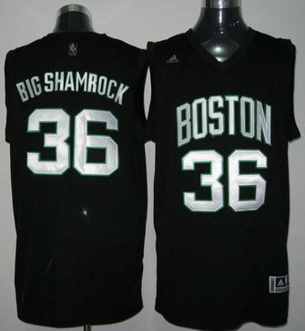 Boston Celtics 36 Shaquille O'Neal Black Jersey Cheap