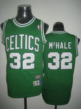 Boston Celtics 32 Mchale Green Swingman Jerseys