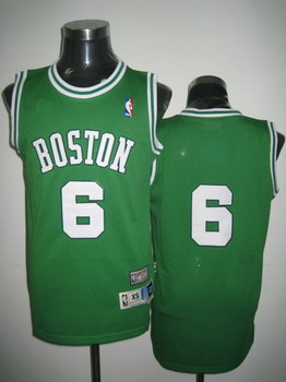 Boston Celtics 6 Bill Russell Green Swingman Jerseys Cheap