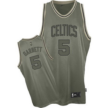 Boston Celtics 5 Kevin Garnett Field Issue Swingman Jersey Cheap