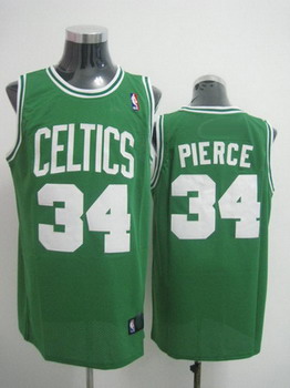 Boston CELTICS 34 PAUL PIERCES green jerseys Cheap