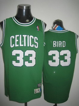 Boston CELTICS 33 BIRD green swingman jerseys Cheap