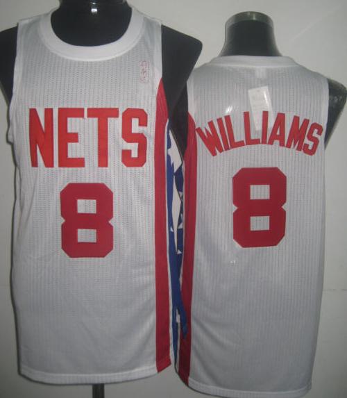 Brooklyn Nets 8 Deron Williams White Revolution 30 NBA Jerseys Cheap