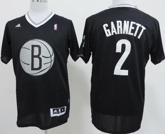 Brooklyn Nets 2 Kevin Garnett Black Revolution 30 Swingman NBA Jersey 2013 Christmas Style Cheap