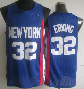New York Nets 32 Julius Erving Blue ABA Hardwood Classic Revolution 30 NBA Jerseys Cheap