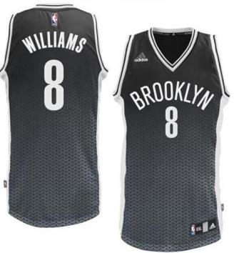 Brooklyn Nets 8 Deron Williams Black Drift Fashion NBA Jersey
