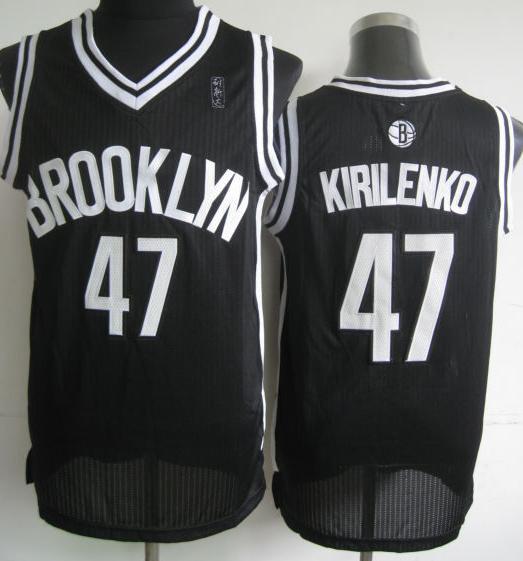 Brooklyn Nets 47 Andrei Kirilenko Black Revolution 30 NBA Jerseys Cheap