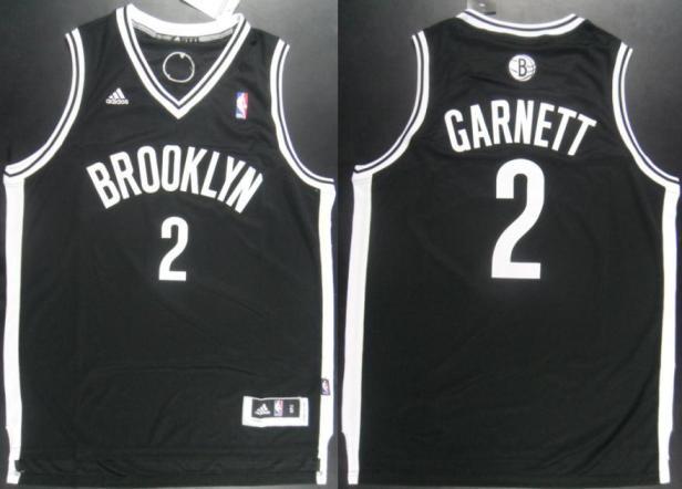Brooklyn Nets 2 Kevin Garnett Black Revolution 30 Swingman NBA Jerseys Cheap