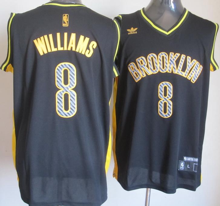 Brooklyn Nets 8 Deron Williams Electricity Fashion Revolution 30 Swingman NBA Jerseys Cheap