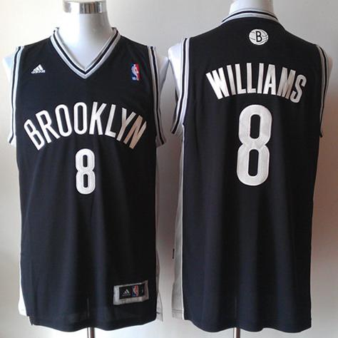 Brooklyn Nets 8 Deron Williams Black Revolution 30 Swingman NBA Jerseys