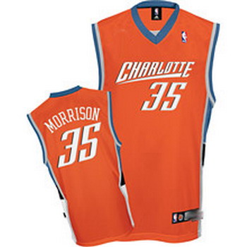 Charlotte Bobcats 35 Adam Morrison Swingman Road Cheap