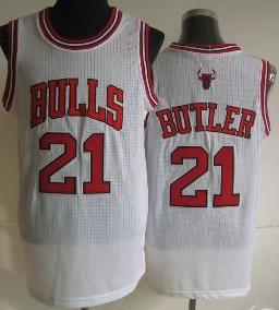 Chicago Bulls 21 Jimmy Butler White Revolution 30 NBA Jerseys