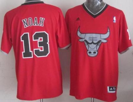 Chicago Bulls 13 Joakim Noah Red Revolution 30 Swingman NBA Jersey 2013 Christmas Style Cheap