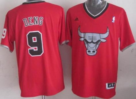 Chicago Bulls 9 Luol Deng Red Revolution 30 Swingman NBA Jersey 2013 Christmas Style Cheap