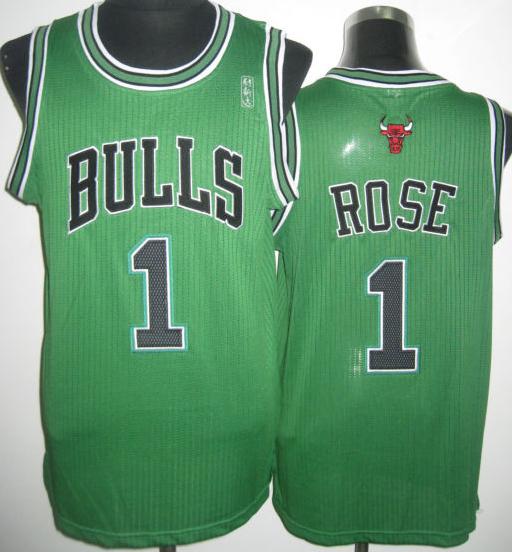 Chicago Bulls 1 Derrick Rose Green Revolution 30 NBA Jerseys Chicago Bulls 1 Derrick Rose Green Revolution 30 NBA Jerseys
