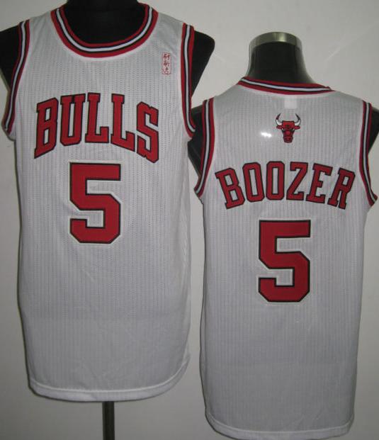 Chicago Bulls 5 Carlos Boozer White Revolution 30 NBA Jerseys