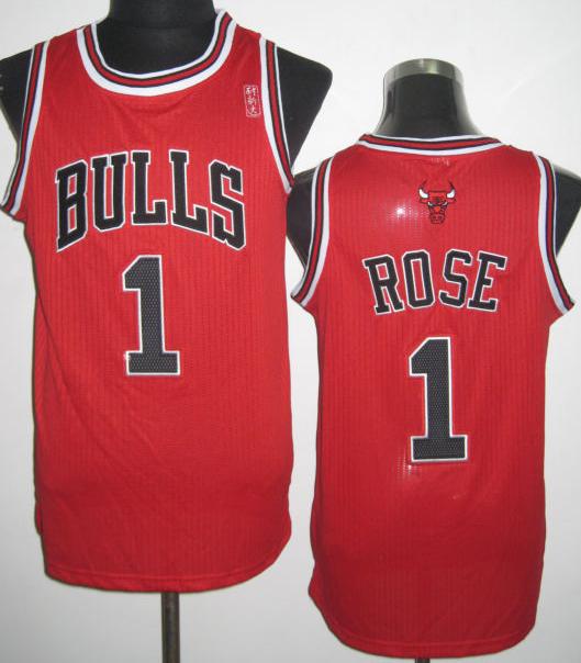 Chicago Bulls 1 Derrick Rose Red Revolution 30 NBA Jerseys Cheap