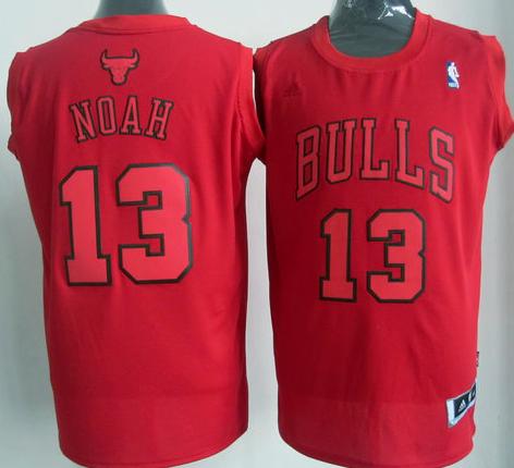 Chicago Bulls #13 Joakim Noah Red Revolution 30 Swingman NBA Jerseys Christmas Style Cheap
