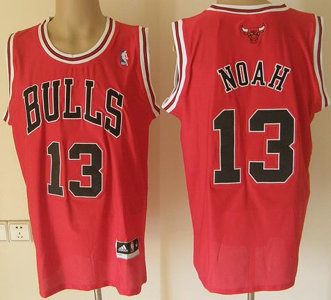 Chicago Bulls 13 NOAH Red Revolution 30 NBA Jersey