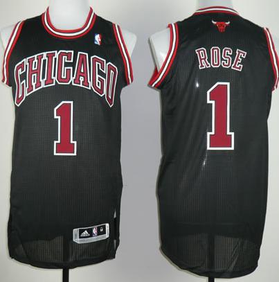 Revolution 30 Chicago Bulls 1 Derek Rose Black NBA Jerseys Revolution 30 Chicago Bulls 1 Derek Rose Black NBA Jerseys