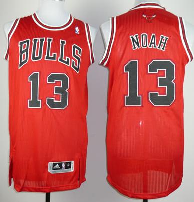 Revolution 30 Chicago Bulls 13 NOAH Red NBA Jerseys Cheap