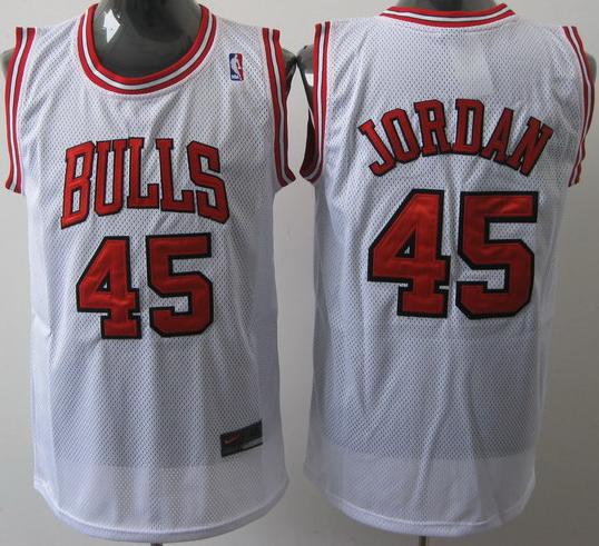 Chicago Bulls 45 Jordan White Jerseys Cheap