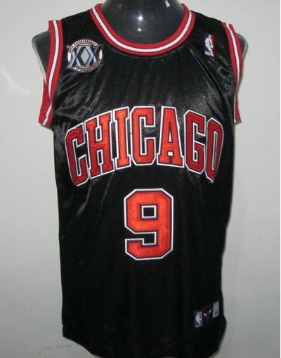 Chicago Bulls 9 Luol Deng Black 20th Jersey Cheap