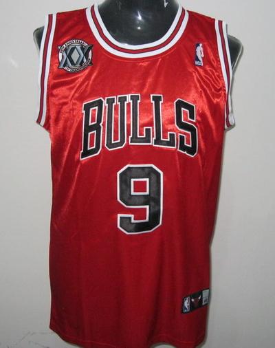 Chicago Bulls 9 Luol Deng Red 20th Jersey Cheap