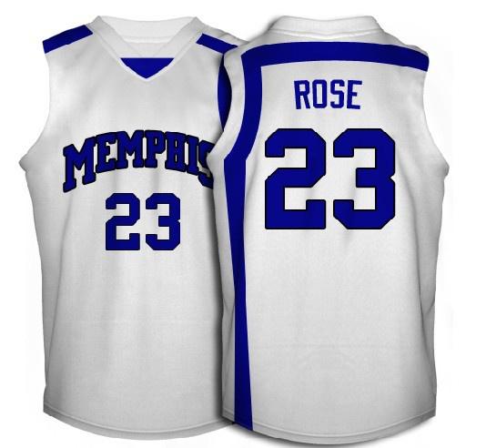 NCAA Memphis 23 Rose Soul Swingman Home Jersey