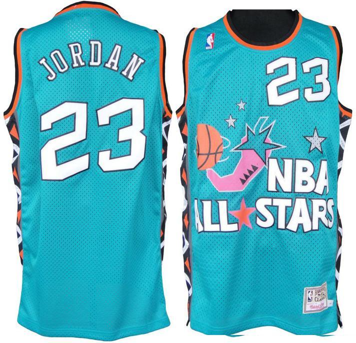 1996 All Star MVP 23 Michael Jordan Soul Swingman Stitched Jersey