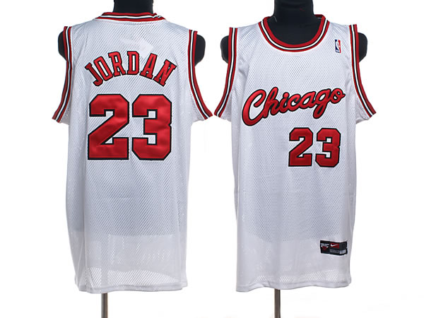 Chicago Bulls 23 Jordan White Jerseys(Chicago) Cheap