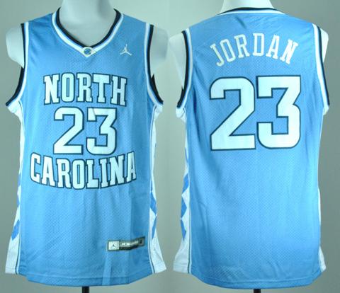 North Carolina 23 Michael Jordan Blue College Basketball NCAA Jersey