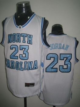 Chicago Bulls 23 Jordan White Jerseys North Carolina