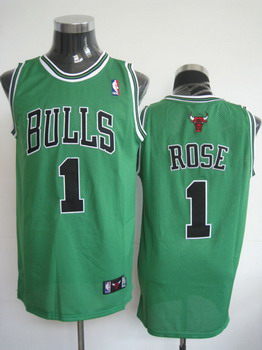Chicago Bulls 1 Rose Green Jerseys Cheap