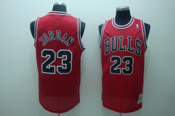 Chicago Bulls 23 jordan red jerseys Cheap