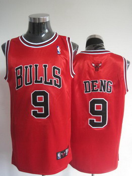 Chicago Bulls 9 DENS white jerseys