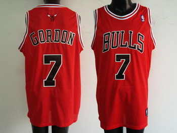 Chicago Bulls 7 GORDON red jerseys