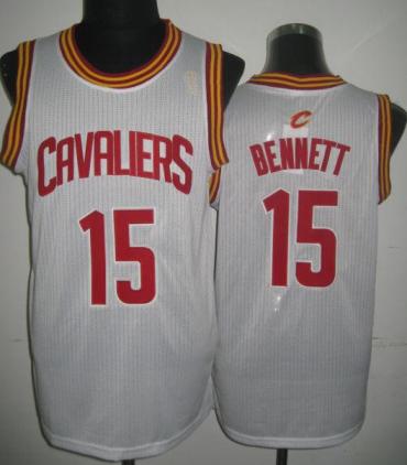 Cleveland Cavaliers 15 Anthony Bennett White Revolution 30 NBA Jerseys Cleveland Cavaliers 15 Anthony Bennett White Revolution 30 NBA Jerseys