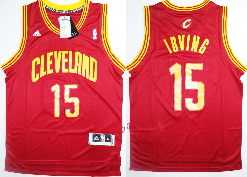 Cleveland Cavaliers 15 Kyrie Irving Red Revolution 30 Swingman NBA Jerseys