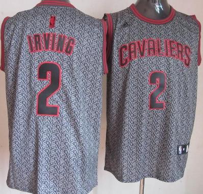 Cleveland Cavaliers 2 Kyrie Irving Grey Static Fashion Swingman NBA Jersey Cleveland Cavaliers 2 Kyrie Irving Grey Static Fashion Swingman NBA Jersey