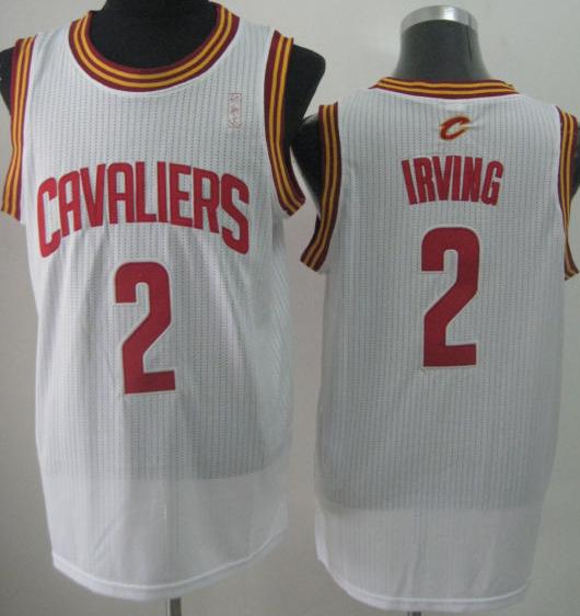 Cleveland Cavaliers 2 Kyrie Irving White Revolution 30 NBA Jerseys