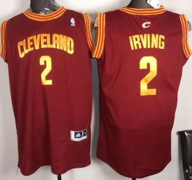 Cleveland Cavaliers 2 Kyrie Irving Red Jerseys
