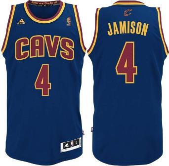 Cleveland Cavaliers #4 Antawn Jamison Blue Jersey Cheap