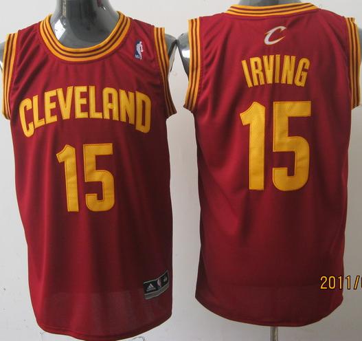 Cleveland Cavaliers 15 Irving Red Jerseys