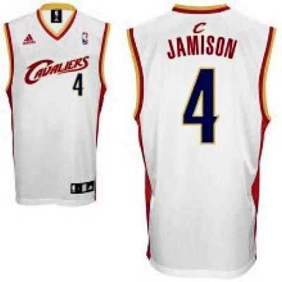 Cleveland Cavaliers 4 Antawn Jamison White Jersey Cheap