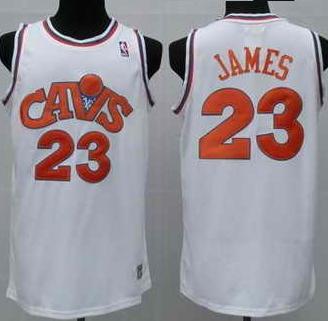 Cleveland Cavaliers 23 LeBron James White Cav Jersey Cheap