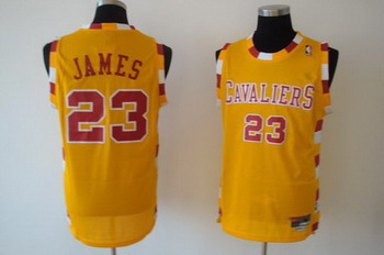 Cleveland CAVALIERS 23 LEBRON JAMES orange SWINGMAN jerseys