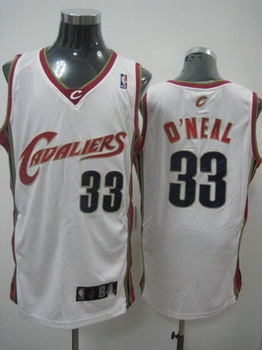 Cleveland CAVALIERS 33 O'NEAL white jerseys