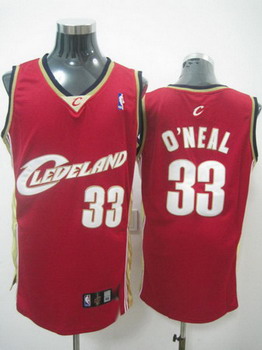 Cleveland CAVALIERS 33 O'NEAL red jerseys