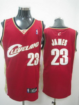 Cleveland CAVALIERS 23 LEBRON JAMES red jerseys